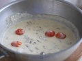 Champignonsauce mit Gorgonzola